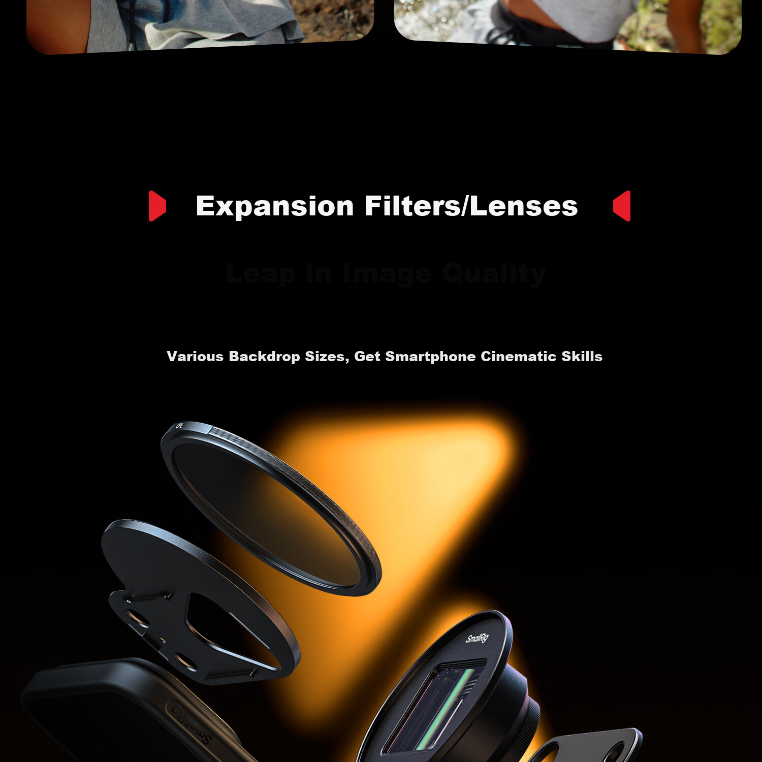 SmallRig 5551 Apple iPhone 17 Pro/17 Pro Max Photography Phone Case Protective Cover Magsafe Magnetic Lens and Filter Adapter Ring 6