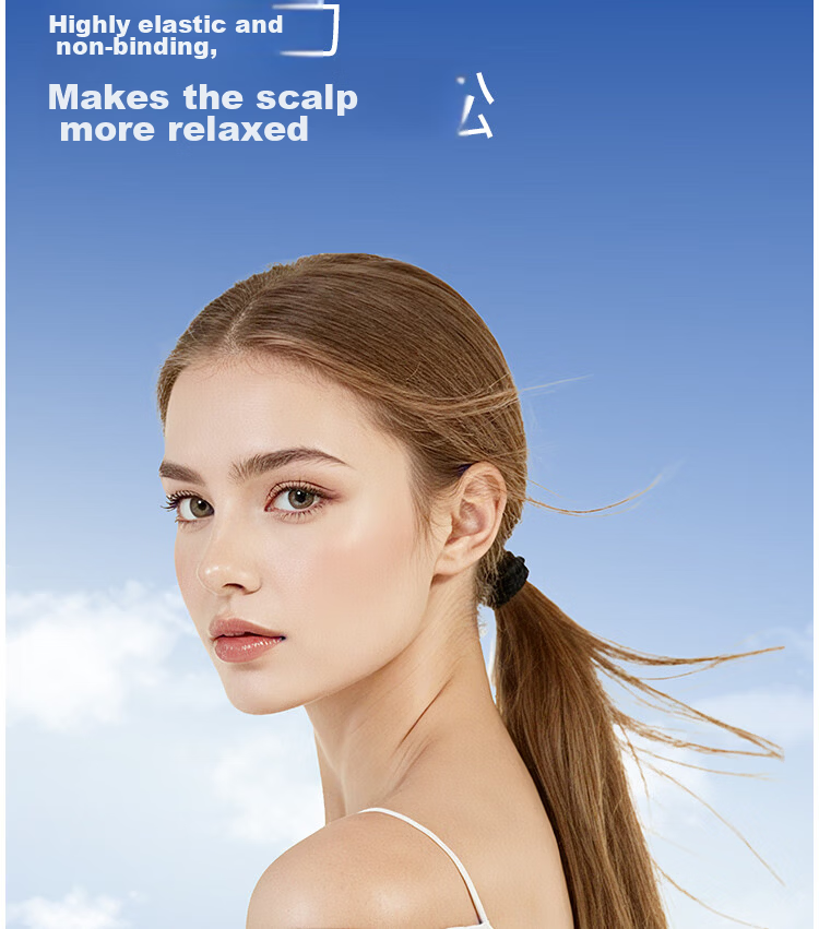 M2KA Colorful Silicone Hair Tie for Women Non-Slip Sports Waterproof Sweat-Resistant High Ponytail Hair Rope Hair Accessory 7