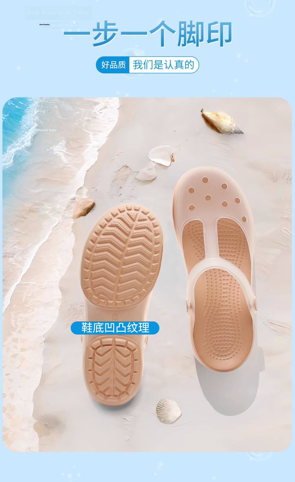Afnoti Women's Summer Hole Shoes Outdoor Travel Beach Non-slip Maternity Flat Nurse Sandals Tea Gold Size 35 4