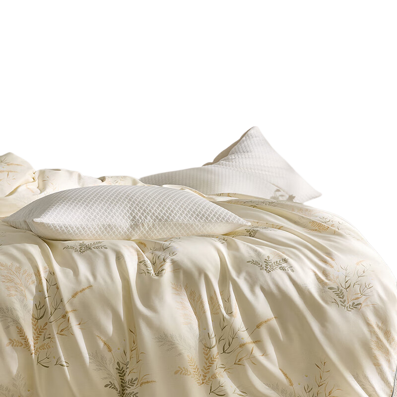 LOVO Luolai Home Textiles, Pure Cotton Duvet Cover, Double Bed Linen, 200*230cm, Gree