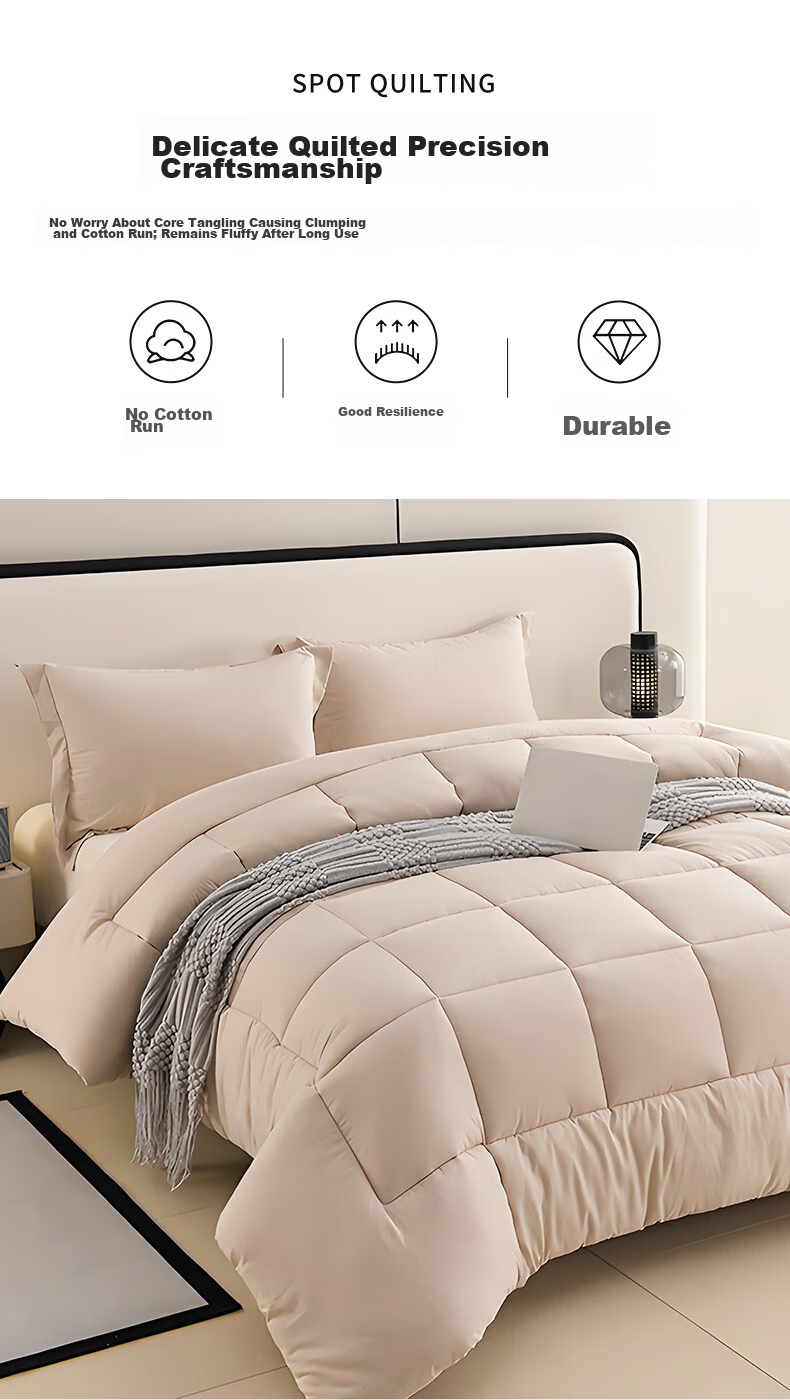 Grace A-Class 10% Soybean Velvet Winter Quilt Autumn and Winter Comforter 150*200cm 3.5 Jin 6