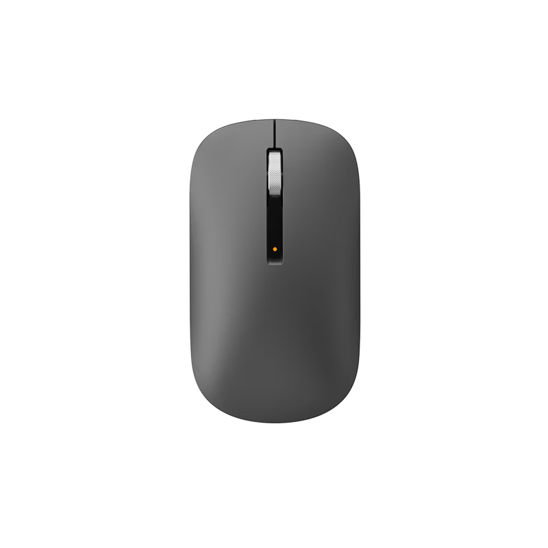 Lenovo Wireless Mouse 2.4G Silent Click Slim Portable Business Office Mouse for Laptop Desktop All-in-One Air1 Storm Gray