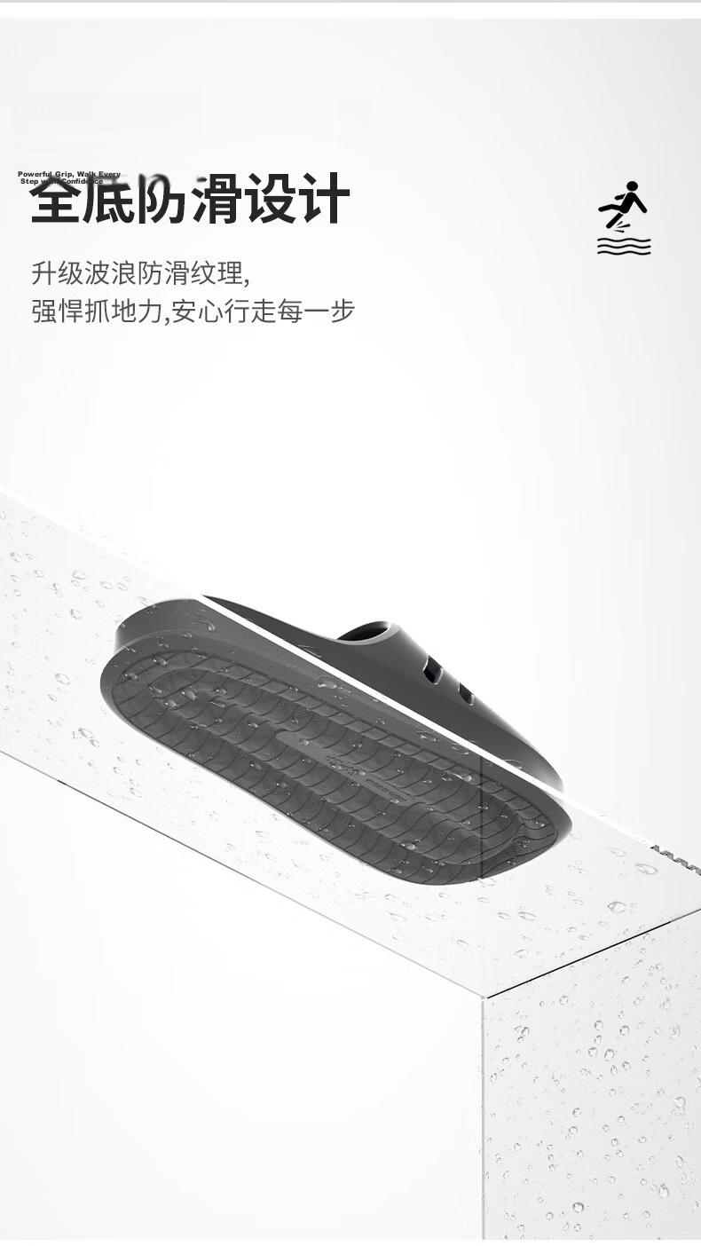 Beiduo Yang Men's Summer Thick Sole Home Bathroom Shower Non-slip EVA Slippers Women's Dark Blue 42-43 8