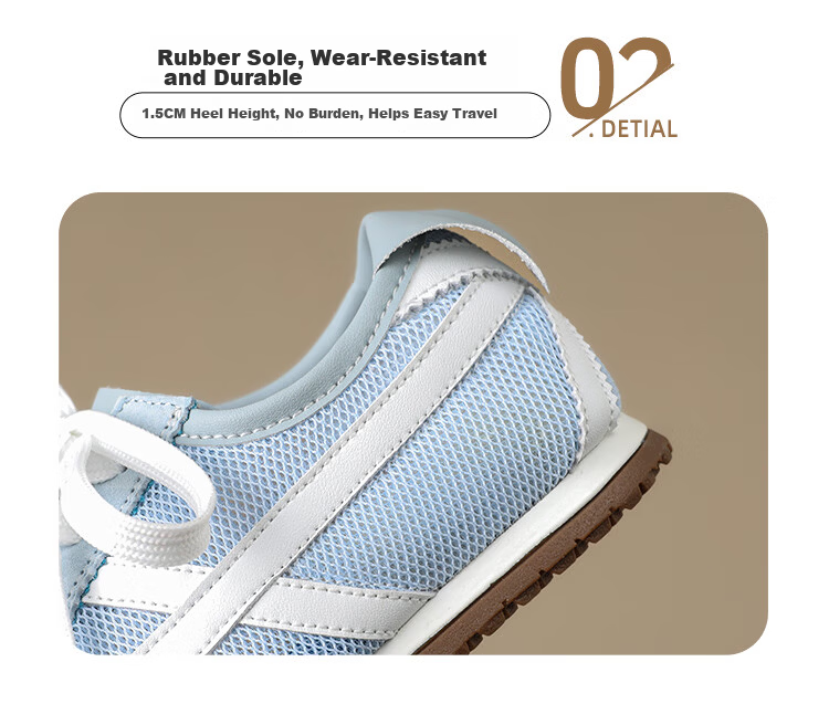 ZHR ZEZEDER Women's Summer Mesh Breathable White Lightweight Flat Sports Shoes BT102PE Silver 38 11