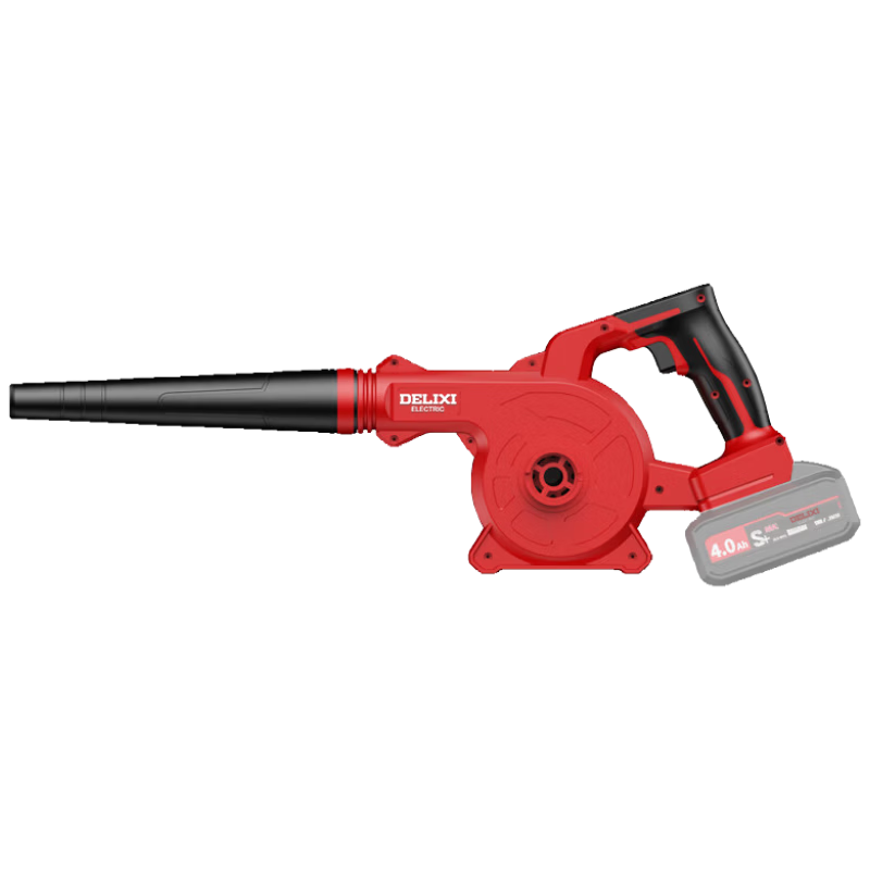 DELIXI Lithium Battery Digital Display Blower Small Household Dual-Use High-Power Cordless Rechargeable Blower Wireless Dust Remover