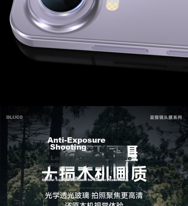 Lanxingxiansheng [AR Anti-Reflective] Lens Protector for Honor Magic8Pro, Magic8Pro Rear Camera Lens Film, AR Anti-Reflective High-Definition Shatterproof Scratch-Resistant Phone Protective Film 9