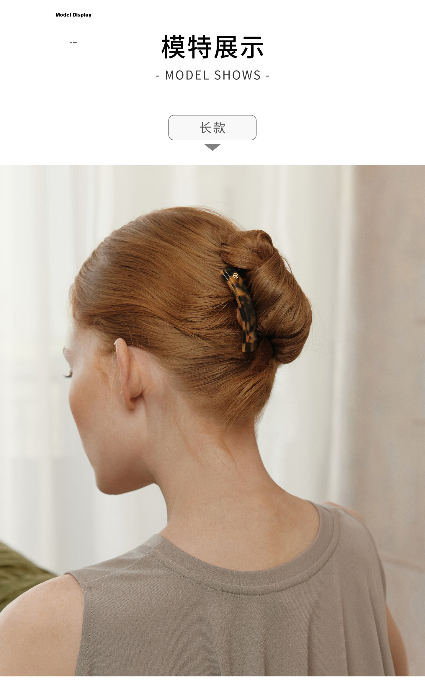 Evita Peroni Vintage Inverted Hair Comb for Women Bangs Crushed Hair Princess Head Clip Simple Hairpin Short 6CM - Classic Black 5