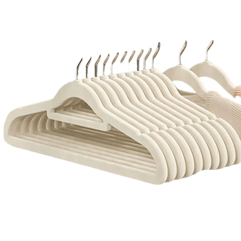 BAGKKO Velvet Hangers 20-Pack Dual-Purpose Non-Slip Clothes Hangers with Shoulder Protection