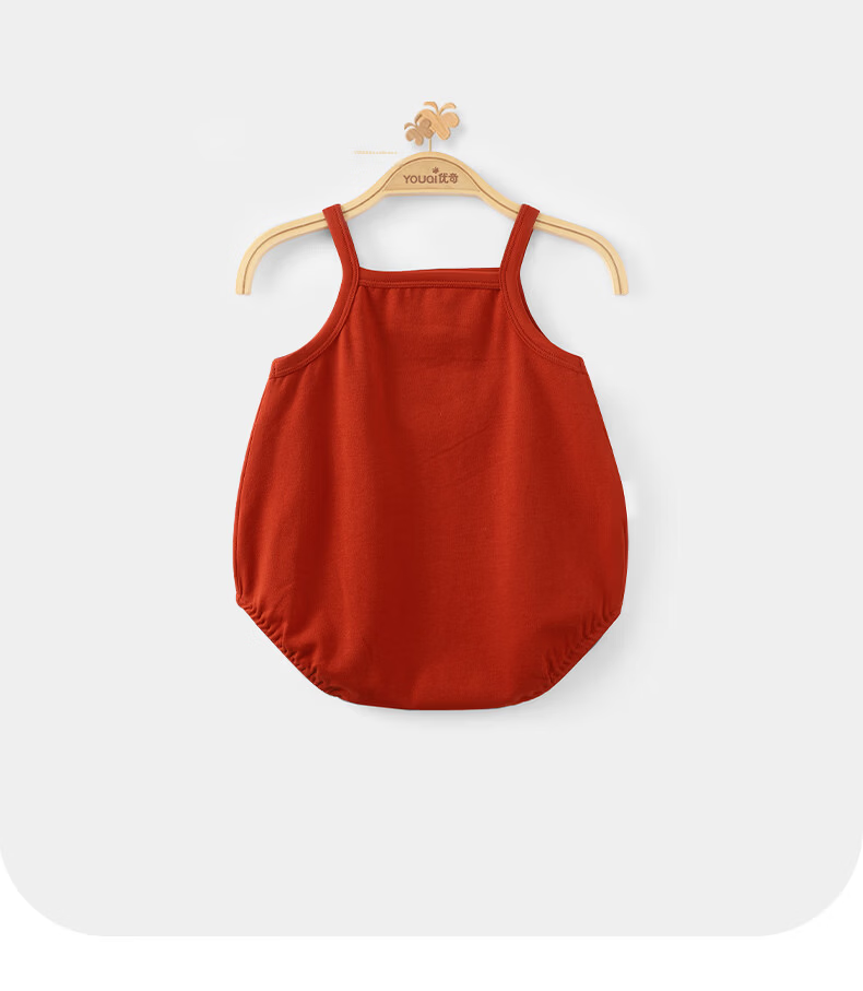 Youqi Baby Sleeveless Romper Infant One-Piece Summer Newborn First Birthday Gift Bodysuit Baby Crawling Suit 3