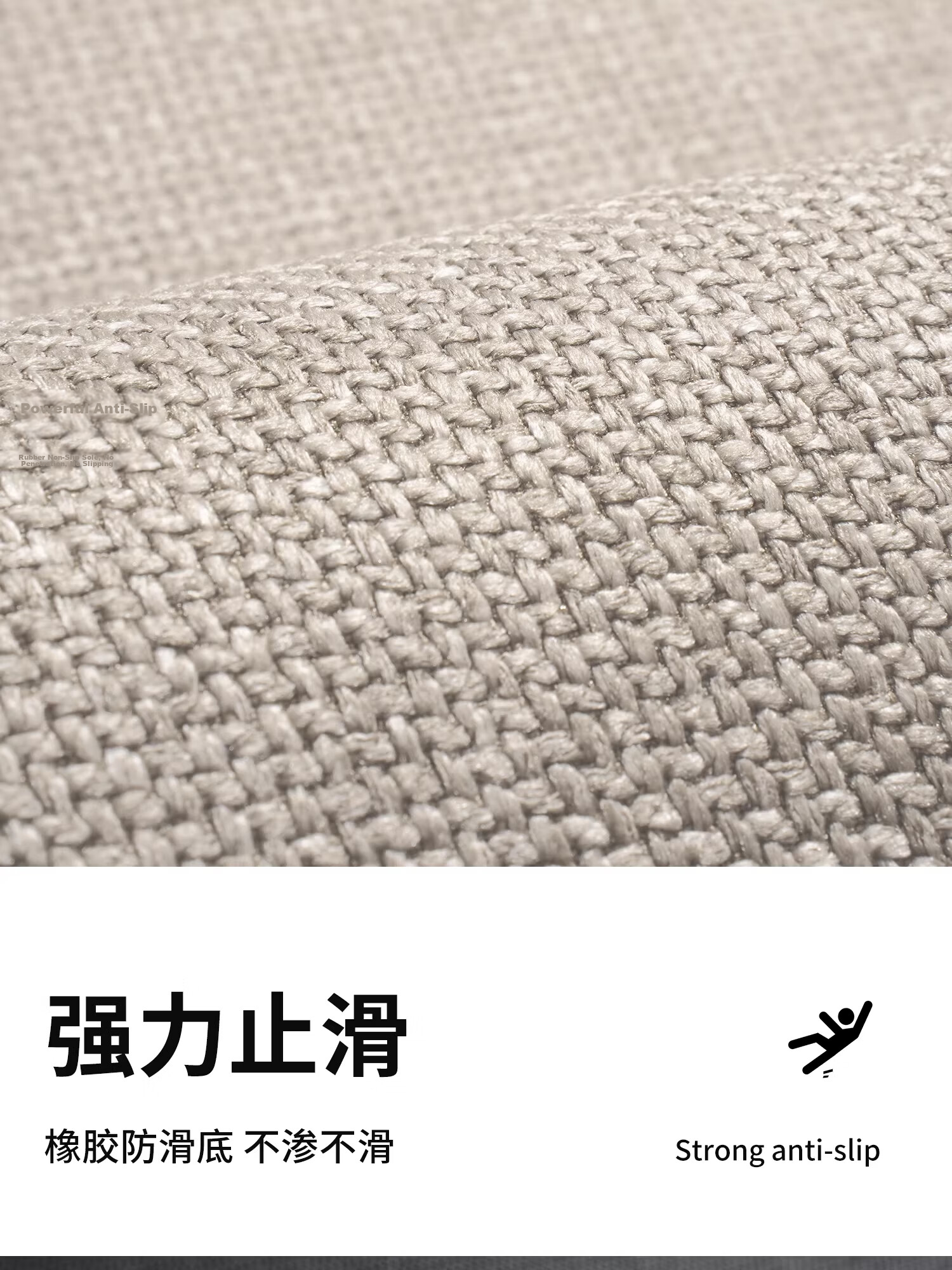 Qiqi Bathroom Bath Mat Absorbent Non-Slip Door Mat Quick-Dry Toilet Rug Bath Carpet 5