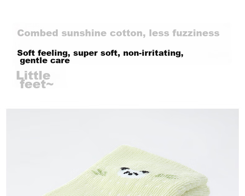 Betis Baby Socks 1-3 Years Spring Summer Thin Breathable Mid-Calf Socks for Boys and Girls 14