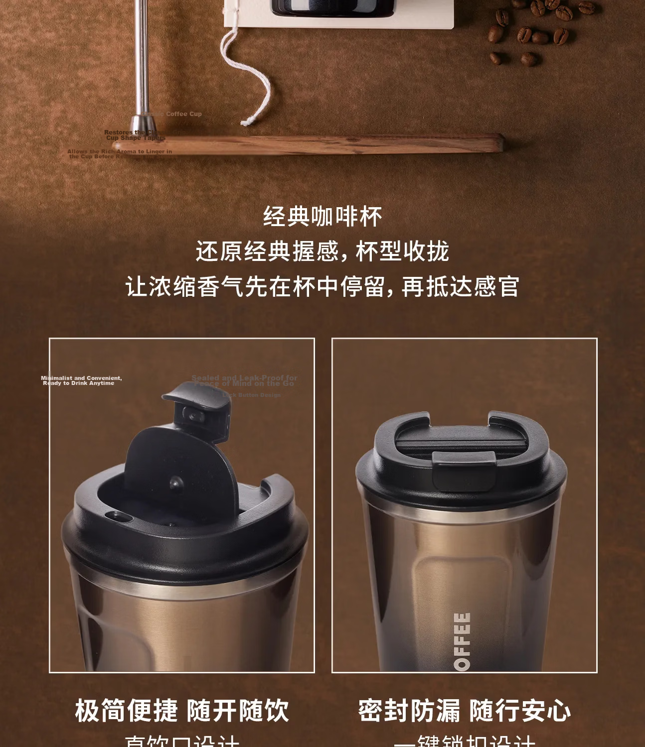 COSTA Insulated Coffee Life Series Water Bottle High-Quality Portable Coffee Cup for Men and Women 520 Gift 11