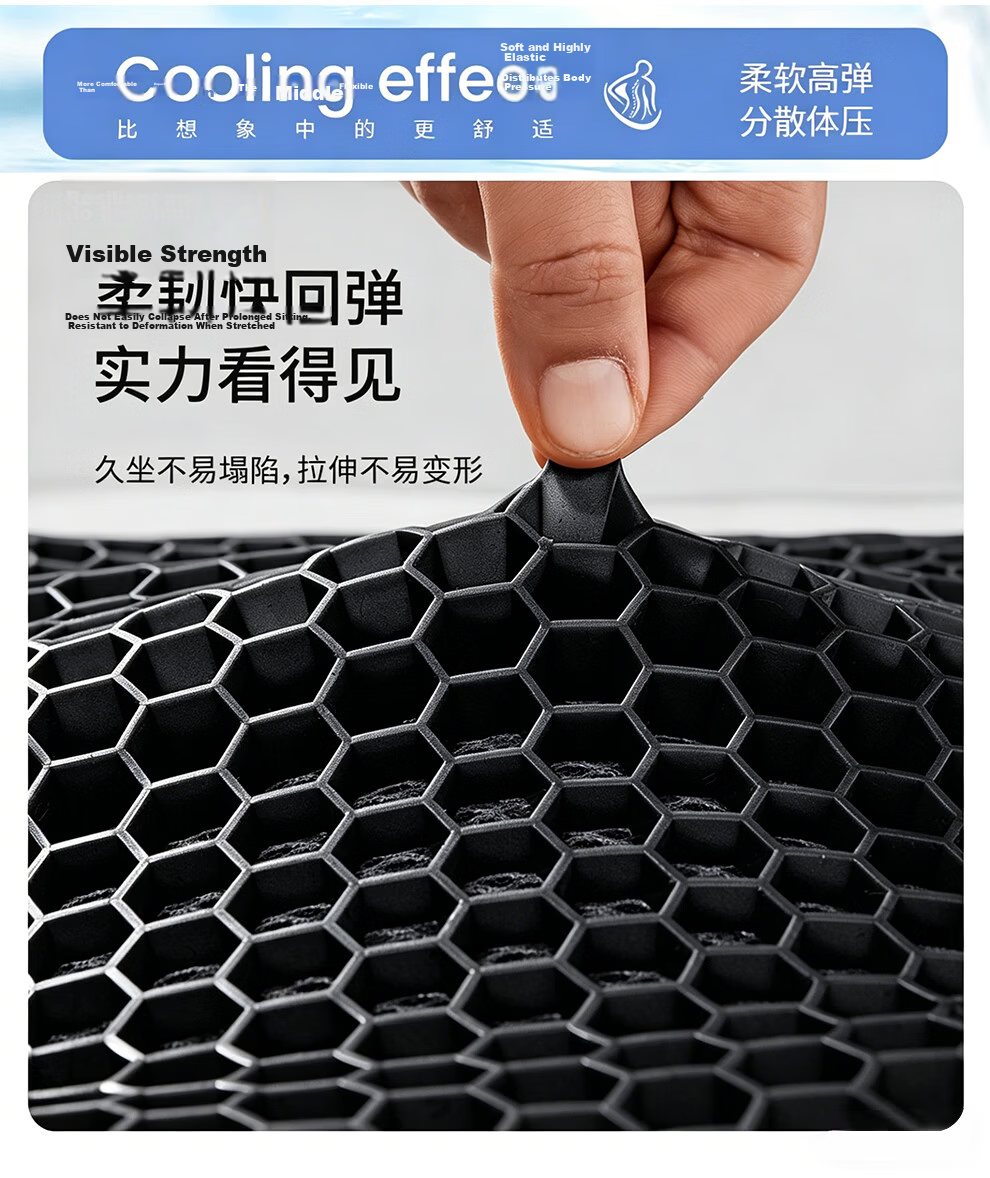 GREAT LIFE Car Lumbar Support Breathable Summer Waist Cushion Seat Backrest for Driver 5