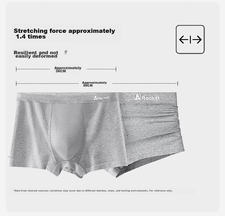 Hodo Kids Antibacterial Cotton Blend Boys' Underwear 10A, Multicolor, 6-Pack, Size XL 14