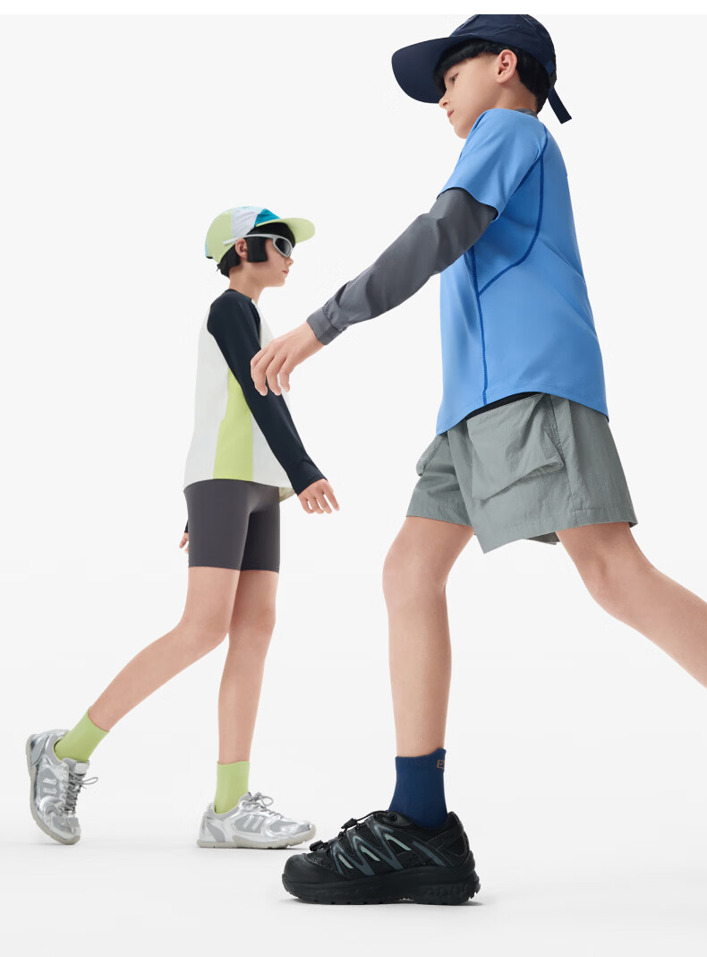Bananain Xiaoliangpi Series 5 Kids Socks Unisex 7A Antibacterial Odor-Resistant Breathable Mesh Sports Soft Short Socks Summer 3 Pairs 6
