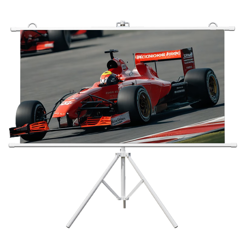 Zhiying Projector Home Screen 100 Inch 16:9 Wall Mount Bracket Photon Screen Office Display High Definition 4k Home Theater with XGIMI, Jmgo, Xiaomi, Xiaoming, Dangbei, Epso