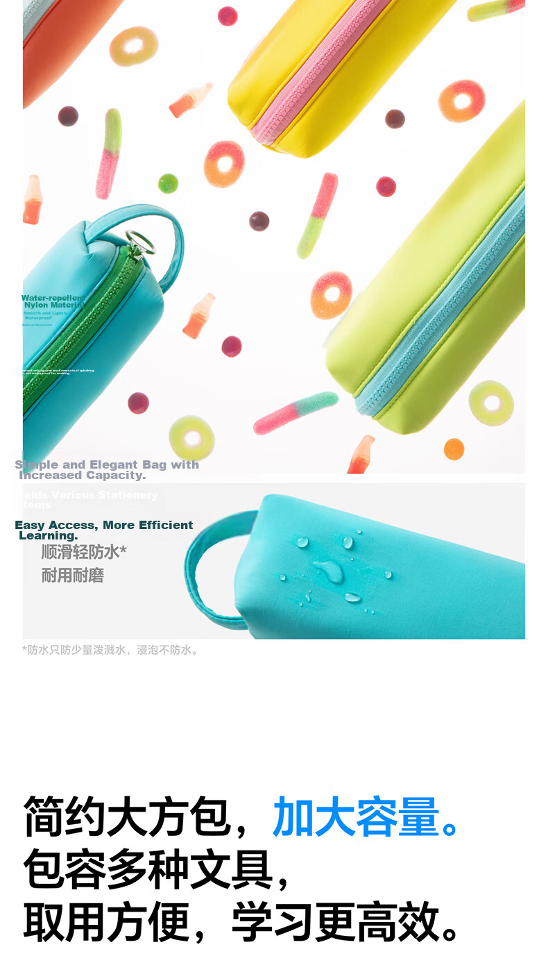 Kasimir High-Value INS Style Large Capacity Student Pencil Case for Boys and Girls Middle and Primary School Stationery Storage Bag 5