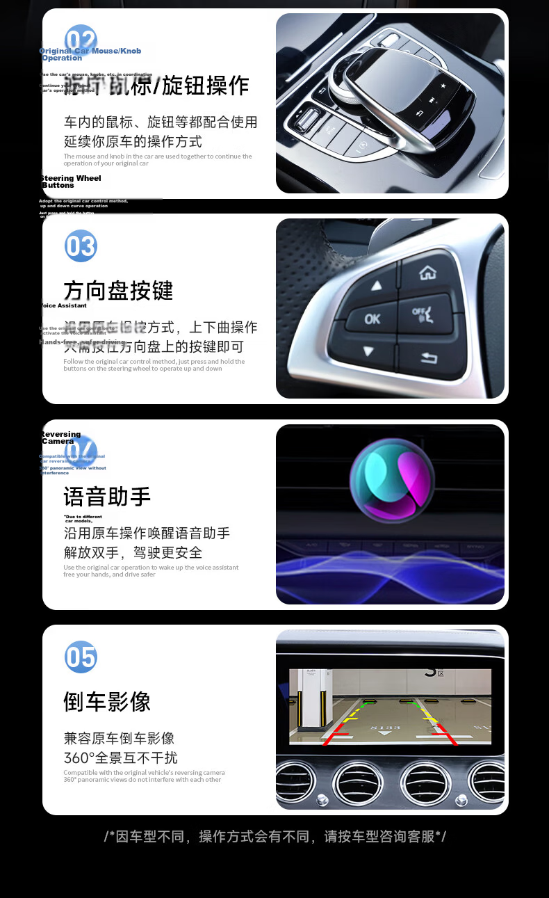 Luxianxing Wireless CarPlay Box for Mercedes Audi Volkswagen Buick Honda In-Car Connectivity Box 22