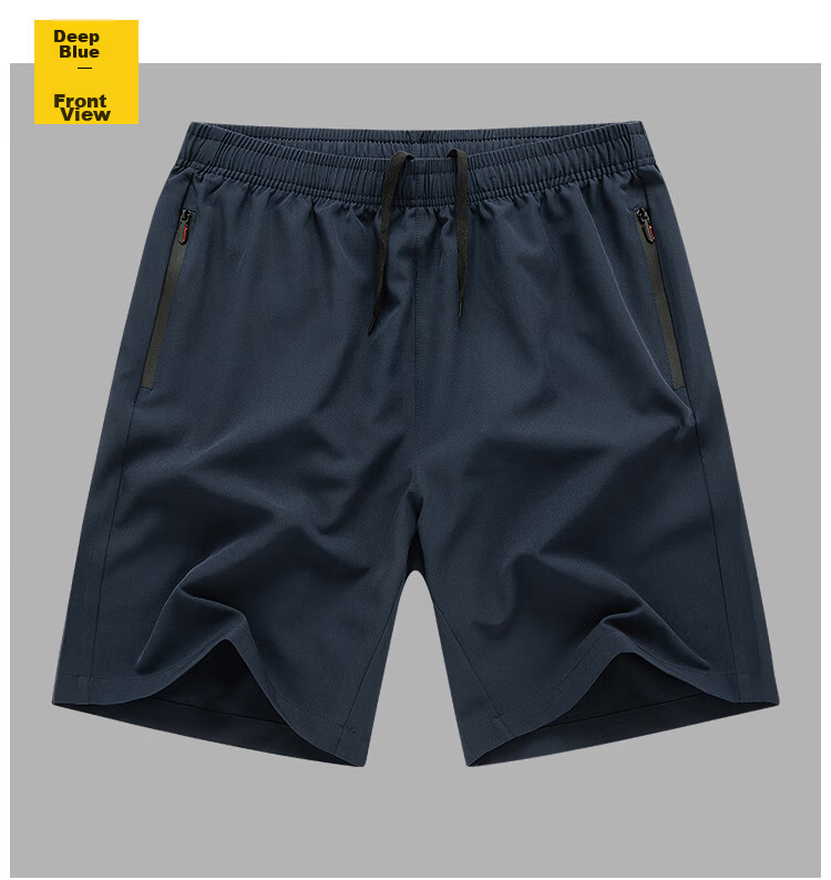 MULINSEN Men's Summer Solid Color Lightweight Sports Shorts Loose Breathable Stretch Beach Shorts Black 5XL 15