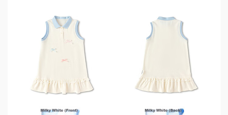 Balabala [balaOne] Girls' Dress Children's Summer Cool Knit Dress 2026 New Arrival 13