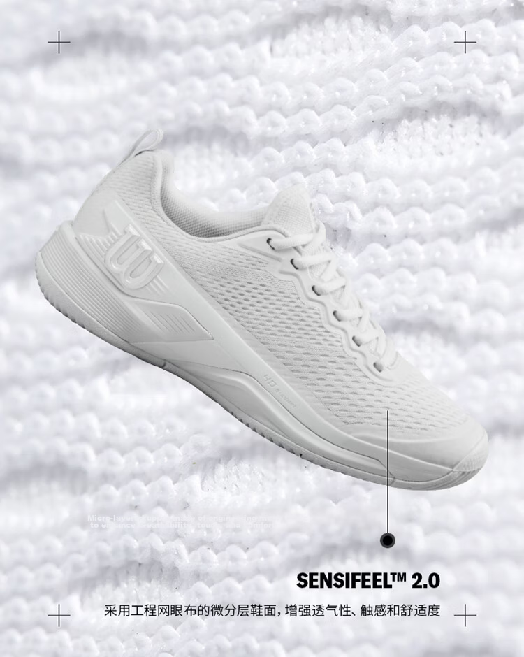 Wilson Rush Pro 4.5 Men's Stable Series Professional Durable Comfortable Sports Tennis Shoes 5