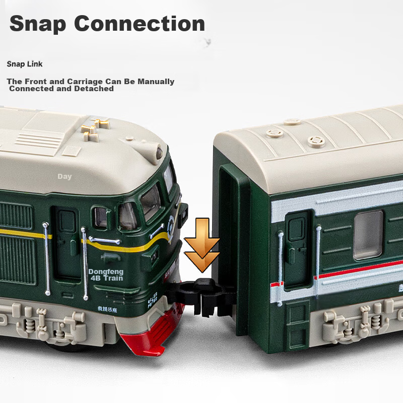 Chiyuchewan Fuxing High-Speed Train Model, Electric Toy Train, Realistic Alloy Car Model, Gift for Boys 7