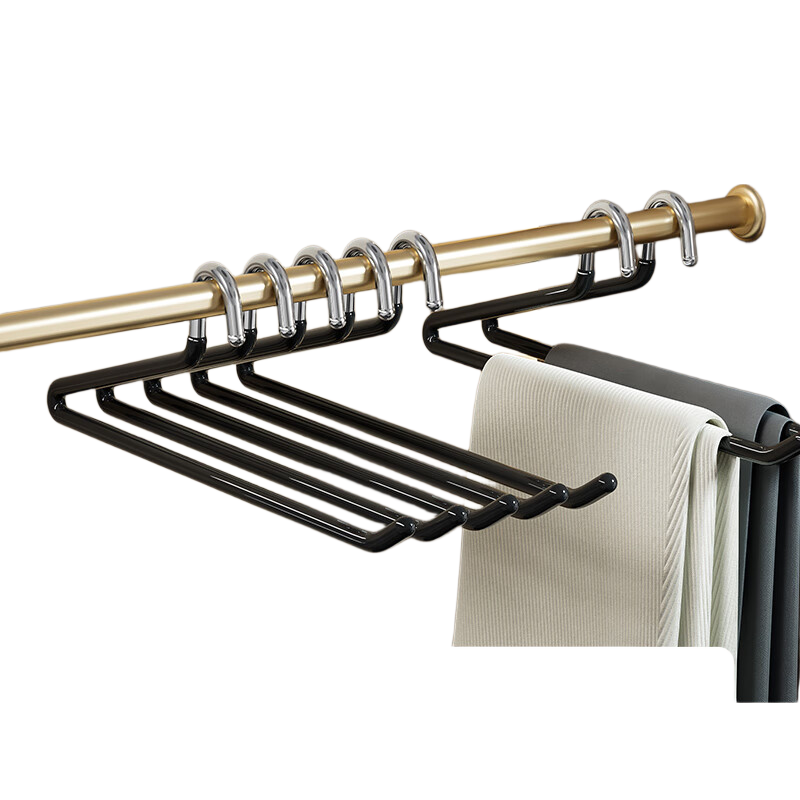 JEKO&JEKO Pants Hanger, Goose-Shaped Trouser Hanger, Specialized Seamless Pants Clip, Wardrobe Drying Rack
