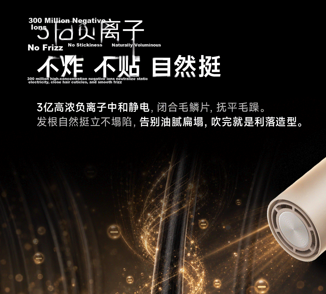 Dreame Pocket Portable Foldable Mini High-Speed Hair Dryer Negative Ion Hair Care P10 Pearl White Gift Set 11