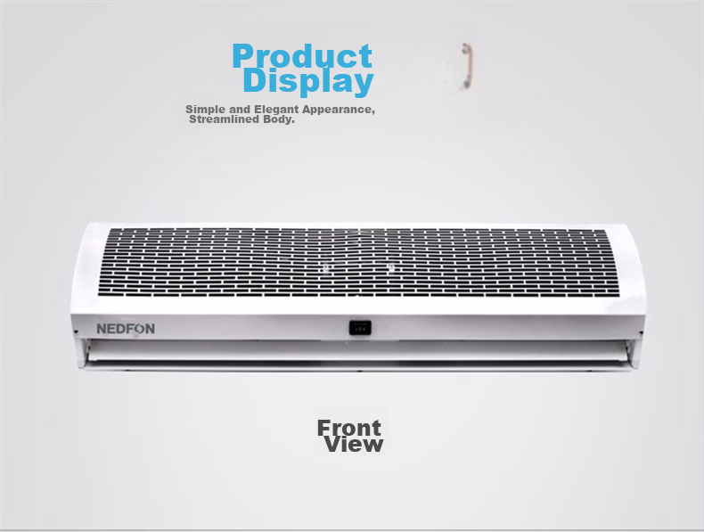 Nedfon FM3018-2-S Natural Wind Cross Flow Air Curtain Commercial 1.8m Powerful Air Door Curtain Fan 15
