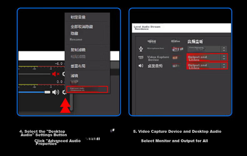 Youlaite USB to HDMI Capture Card 4K60Hz Video Capture Loopout for PC Gaming Conference Live Streaming Recording Device 16