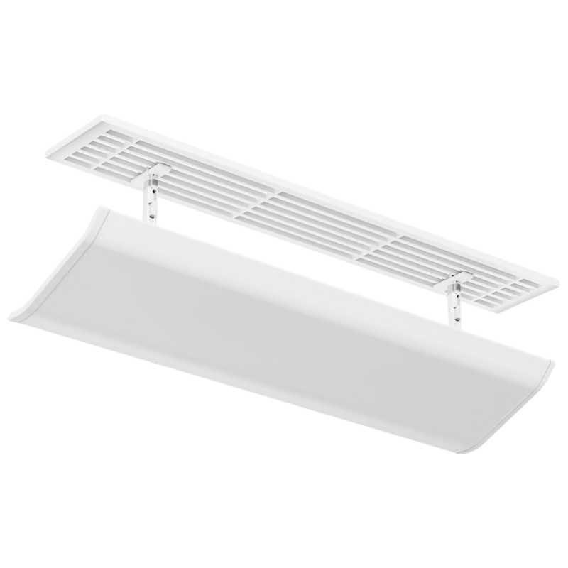 Yeebarle Central Air Conditioning Wind Deflector, Full Protection against Direct Blowing for Side And Top Mounting, Baby Office Use, 120cm Widened, 5168Y