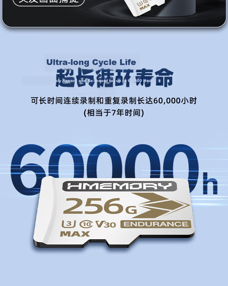 Huacun 64GB Memory Card for BYD Dash Cam Qin L/Song/Yuan PLUS Seagull Dolphin Car Sentinel Mode Storage TF Card FAT32 SD Card 5