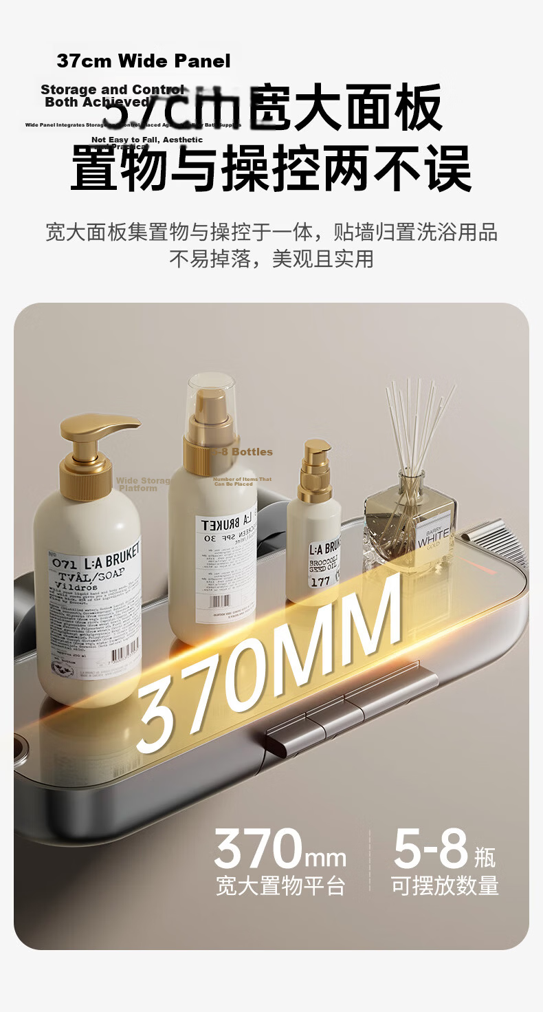 IVORPO [Jinggong] Simple Shower Set Bathroom No Top Spray Bathtub Pressurized Shower Head 12