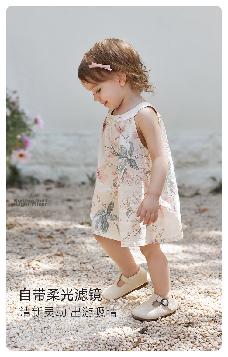 Babylove Baby Girl Summer Thin Cotton Halter Dress Sweet American Style Princess Dress Cool Summer Outfit 7