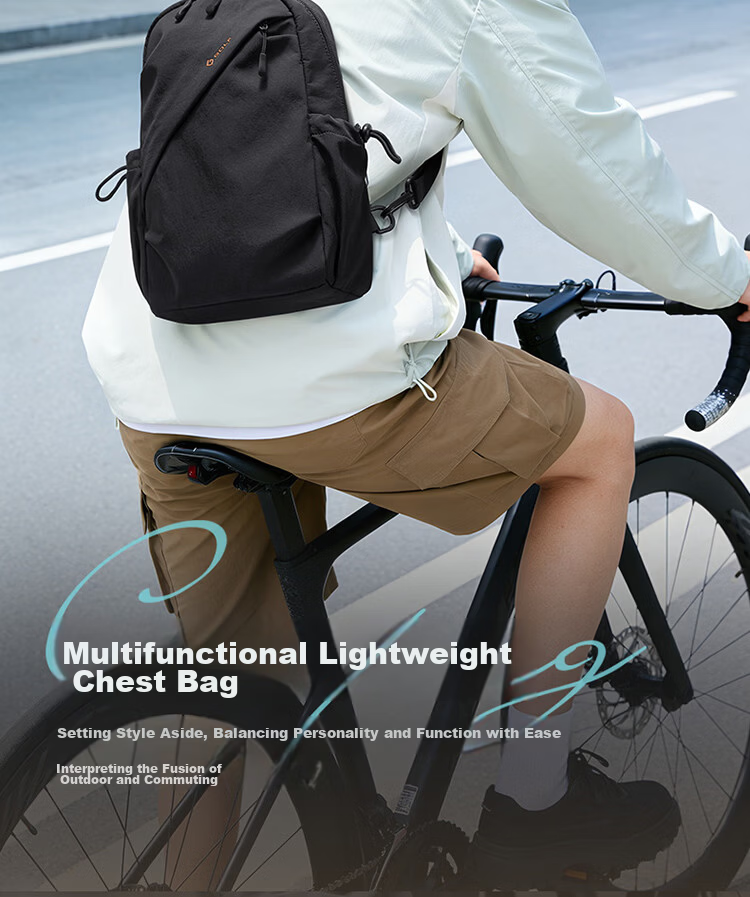 GOLF Lightweight Crossbody Bag Unisex Casual Sports Chest Bag Outdoor Cycling iPad Shoulder Bag Multifunctional Small Backpack 3