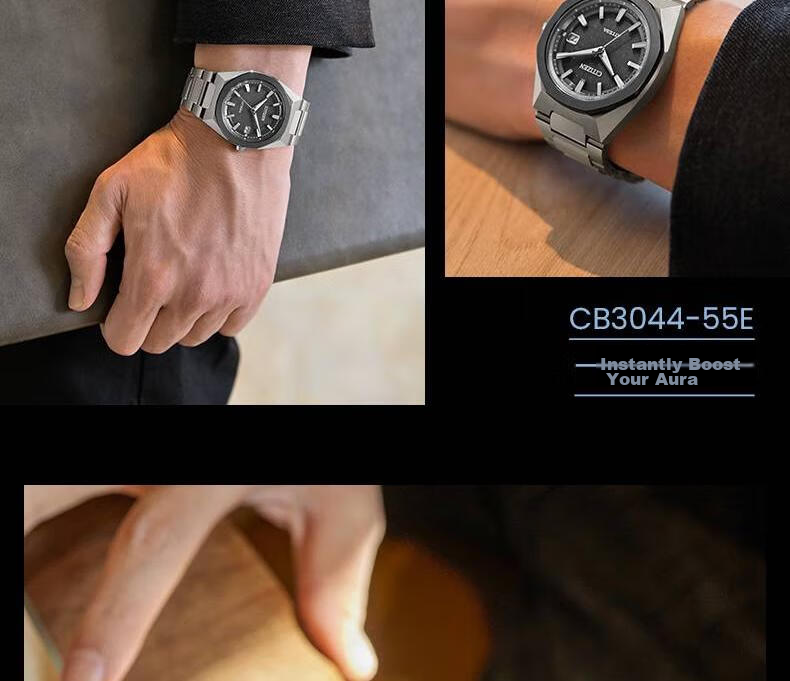 CITIZEN ATTESA Series Eco-Drive Multi-Band Radio-Controlled Super Titanium Strap Perpetual Calendar Watch CB3045-61E Father's Day Gift 29