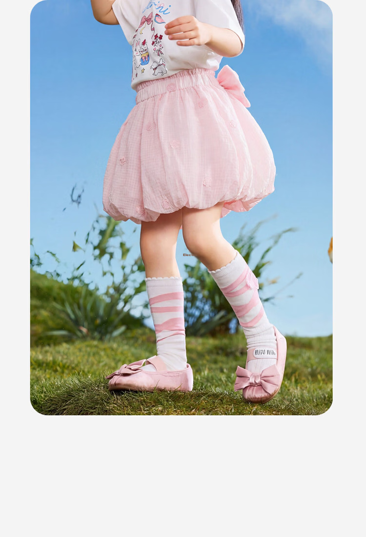 ASK JUNIOR Kids Pants 2026 Summer Toddler 3D Flower Bud Shorts Girls Sweet Cute Bowknot Casual Shorts 20