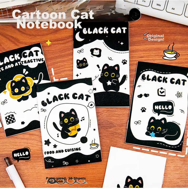 Ruoyu 20 Cute Cartoon Small Notebooks Study Stationery Notepad Pocket Notebook High-Value Mini Gift Kindergarten Graduation Gift 2
