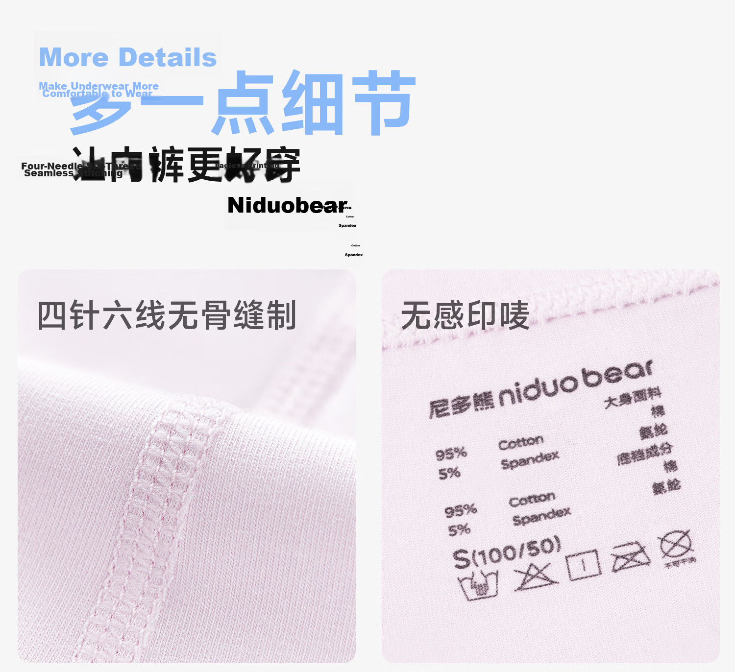 Niduoxiong Girls' Underwear, Children's Pure Cotton Boxer Briefs, Baby Girl Shorts, Mid to Big Kids' Panties, Comfortable for Girls' Private Parts 32