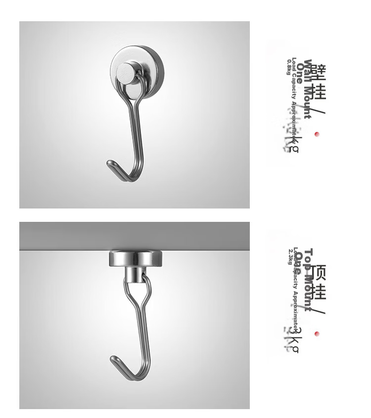 Imakara Strong Magnetic Refrigerator Hook for Kitchen Utensils, No-Drill Hanging Rack for Spoons and Spatulas 7