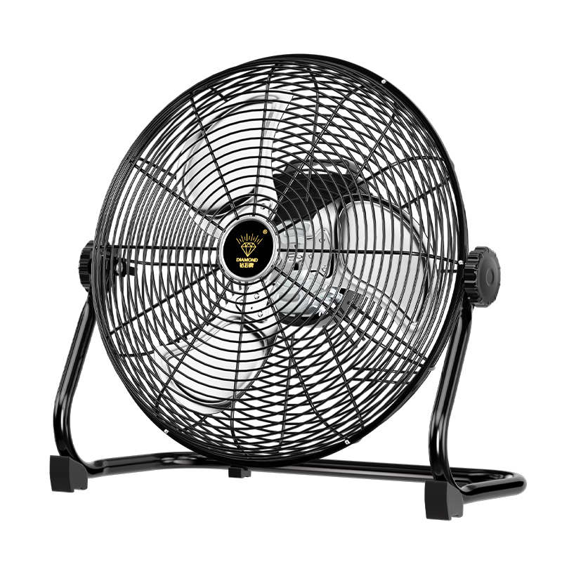 Diamond Brand 16-inch Industrial Floor Fan Desktop Powerful Table and Floor Fan Athens Black High Power Industrial Factory Floor Fan EF-40L