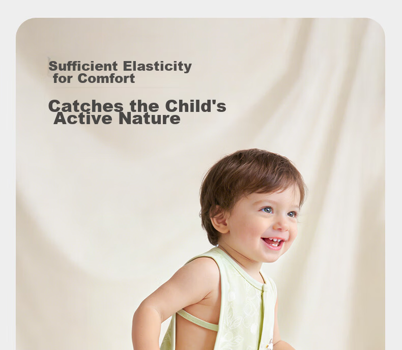 Tonglian Chuxin [Chamomile] Baby Summer Thin Romper Newborn Summer One-piece Bodysuit Pajamas Crawling Suit 19