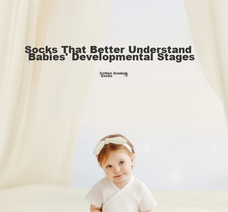 Babycare Kids Socks Boys Cotton Socks Girls Banana Socks Spring Summer Antibacterial Breathable Sea Salt Peach L 2