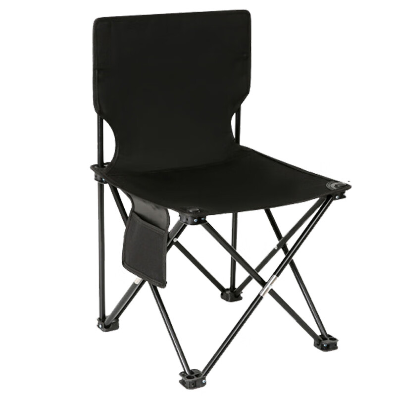 Adandyish Large Folding Chair with Backrest, Portable with Side Pockets, Outdoor Fishing Chair, Stool for Picnic And Camping