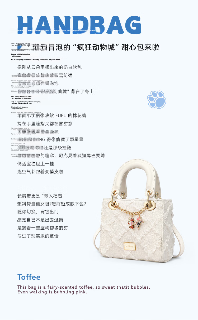 Disney Women's Lightweight Luxury Chiffon Princess Small Square Shoulder Crossbody Bag Travel Handbag Birthday Gift 2026 New 4