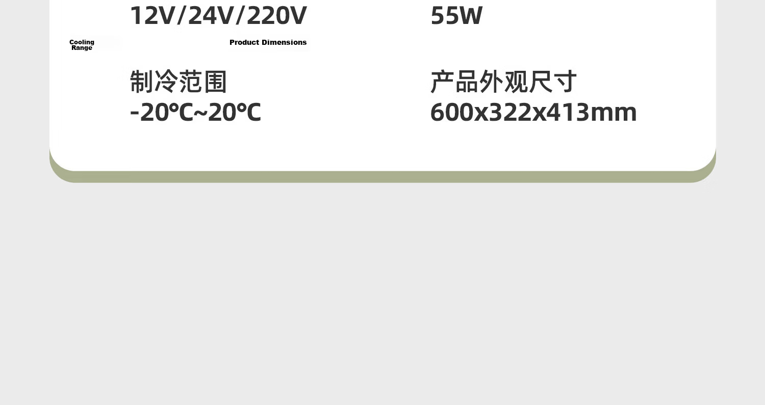 CHIGO Car Refrigerator Dual-Use for Vehicle and Home 12V 24V 220V Small Portable Compressor Truck Freezer M8 37