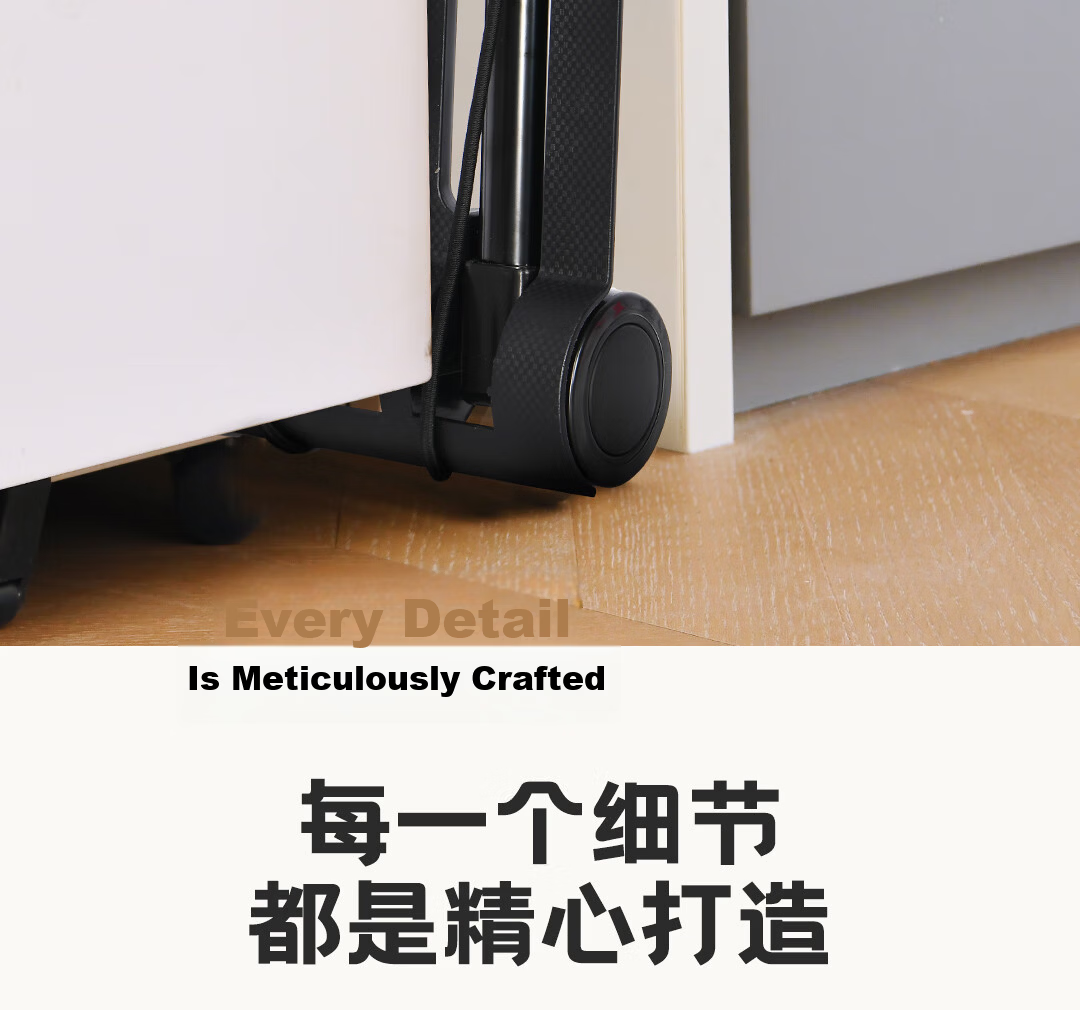 Deli Folding Hand Cart Trolley Flatbed Cart Shopping Cart Outdoor Transport Cart Load Capacity 70 Jin 9