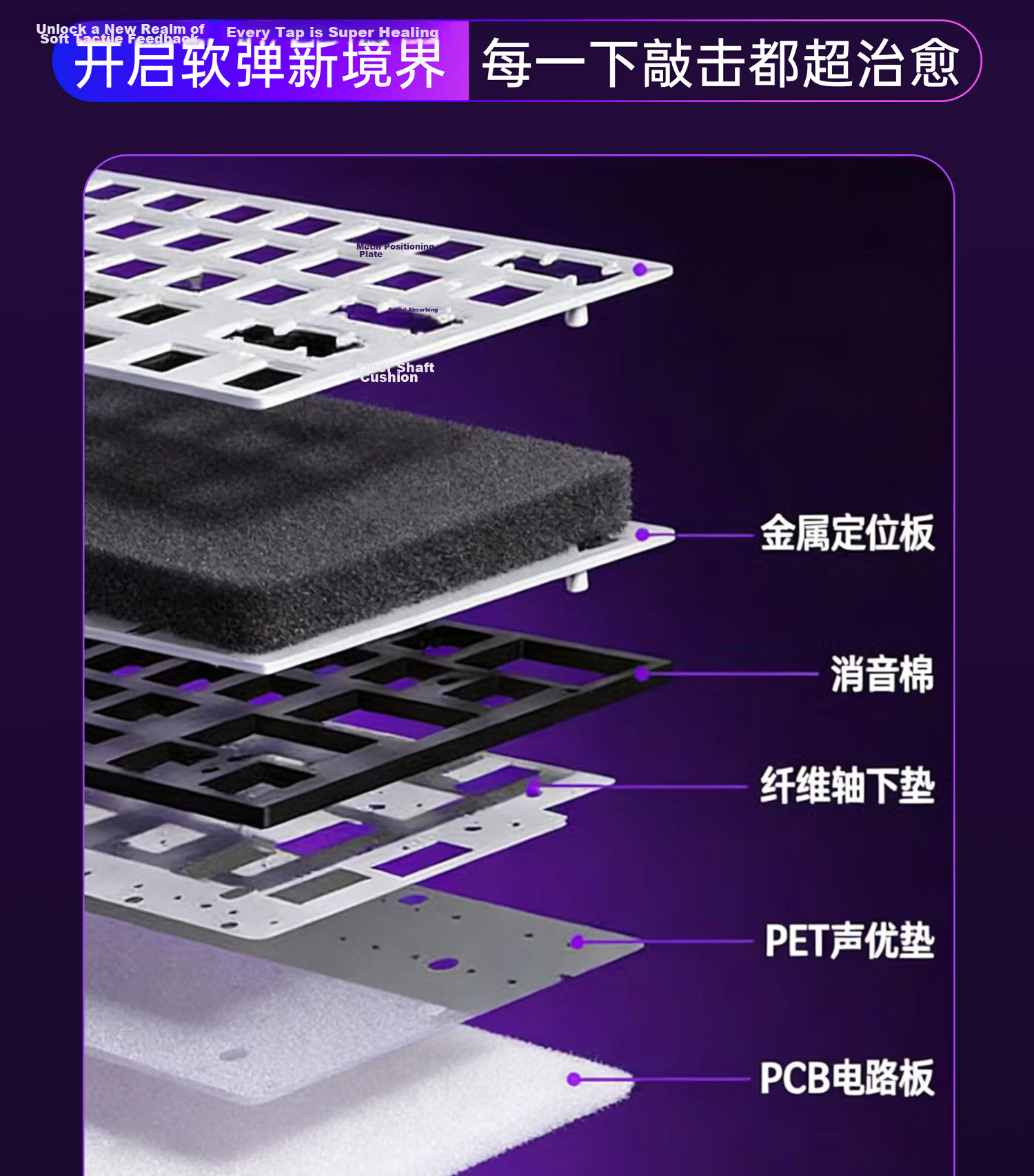 AULA MINI60HE Magnetic Axis Keyboard Wireless Wired Bluetooth Tri-mode RT Esports Custom Mechanical Keyboard Valorant MINI60HE MAX Lingyun Axis White Mist Translucent 13