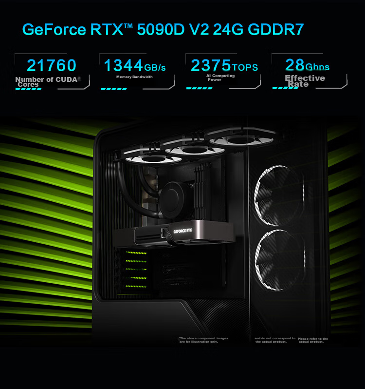 ThundeRobot Black Knight Shark Gaming Desktop Computer (I7-14700F, 32GB DDR5, RTX5070, 1TB, 360mm AIO Liquid Cooler with Side Panel Window) 3