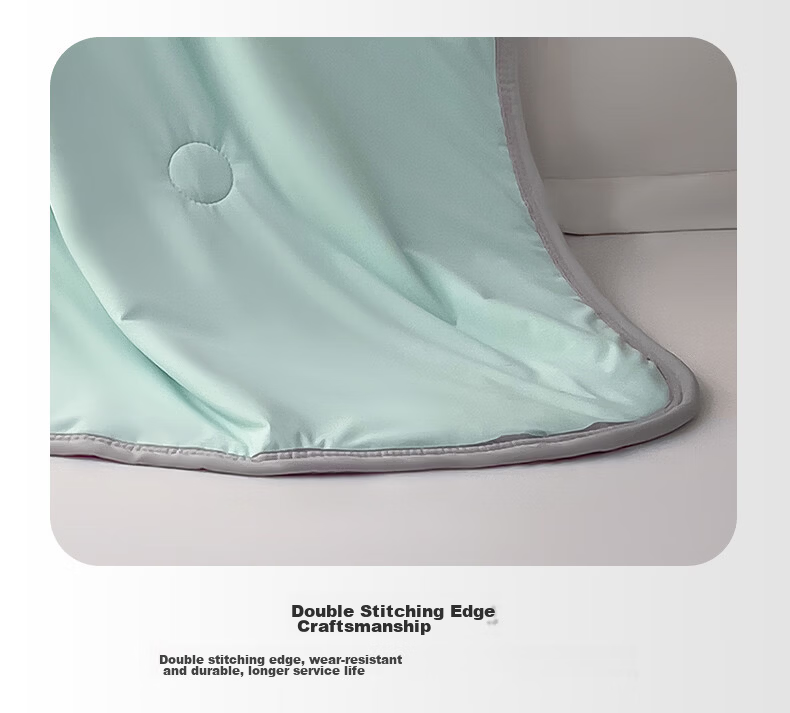 Hongdou Class A Japanese Cooling Technology Summer Quilt Cooling Silk Thin Quilt Summer Blanket 200*230cm Misty Rain 13